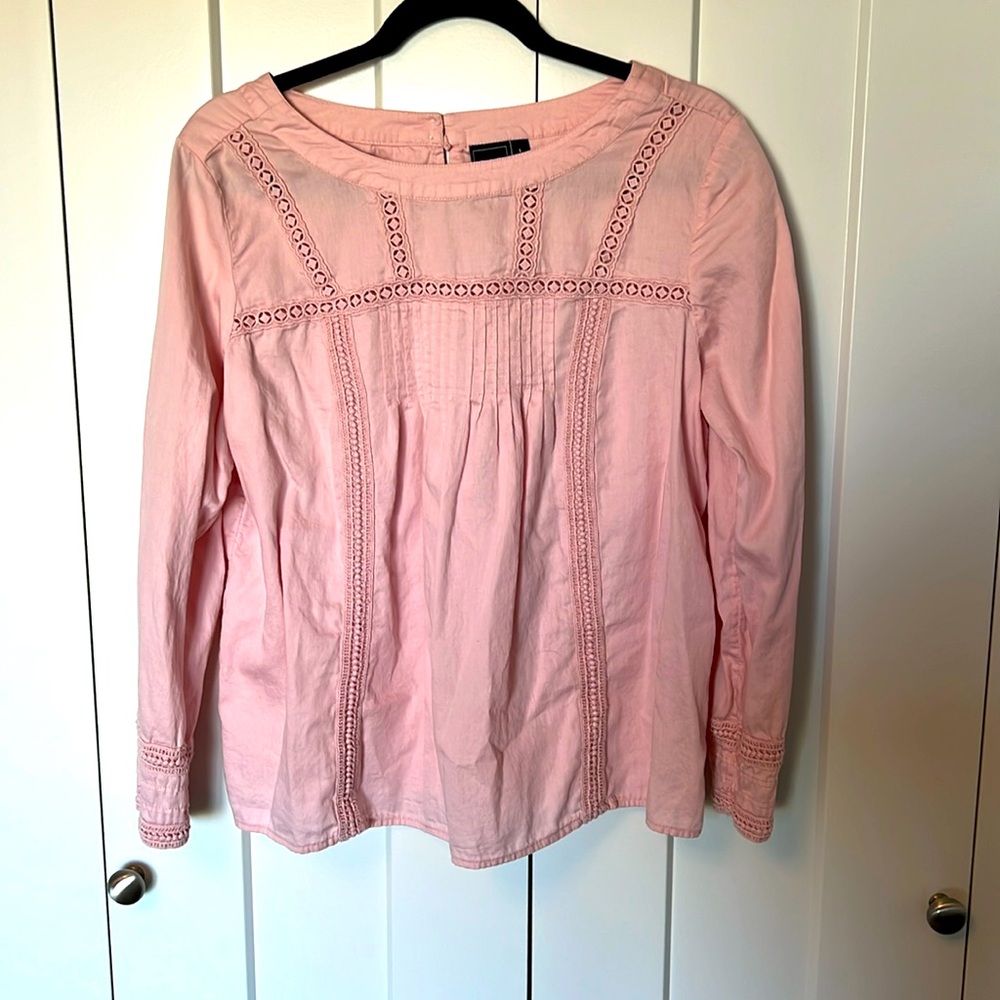 Gap Dusty Rose Eyelet size L